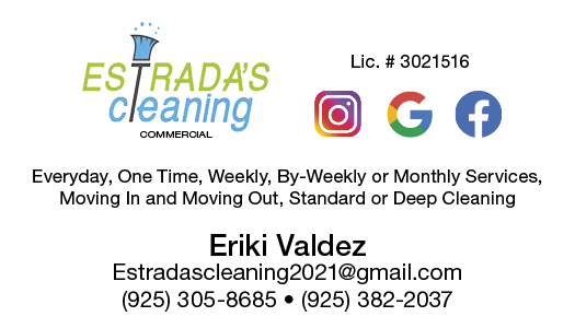 Estrada's Cleaning card back